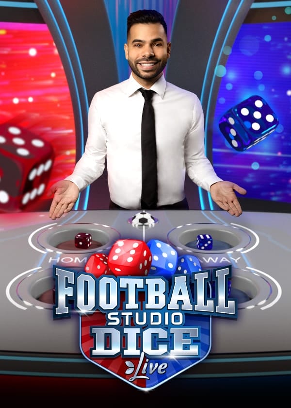 Football Studio Live Logo Dealer in the football studio dice