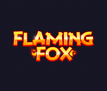 Image showing the words "Flaming Fox" in orange color