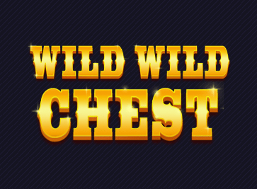 Words Wild Wild Chest written in wild west style font