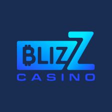 Logo Blizz Casino logo in dark blue background