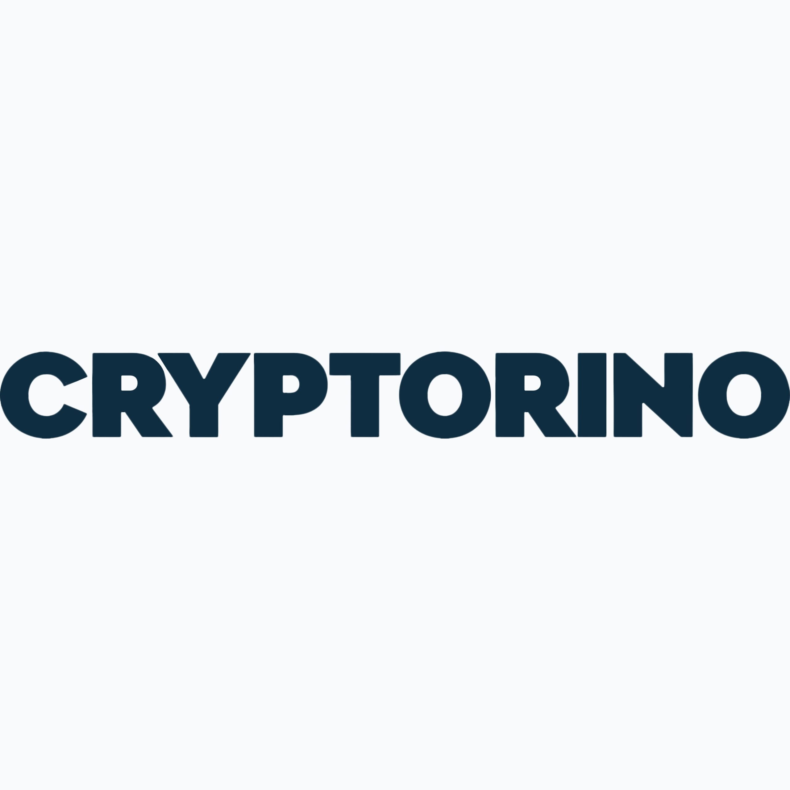 Cryptorino Logo Cryptorino logo in white background