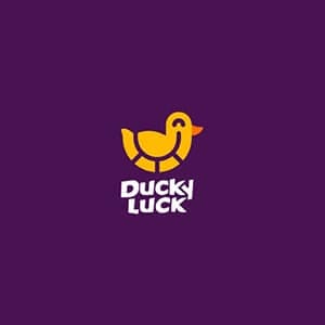 Duckyluck logo in dark background