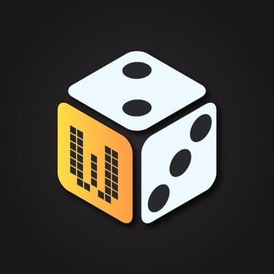 Logo Windice logo in black background