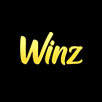 Winz.io logo in black background