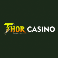 Thor Casino logo in dark background