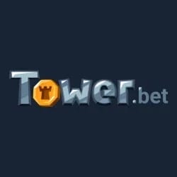 Tower.bet logo in dark background